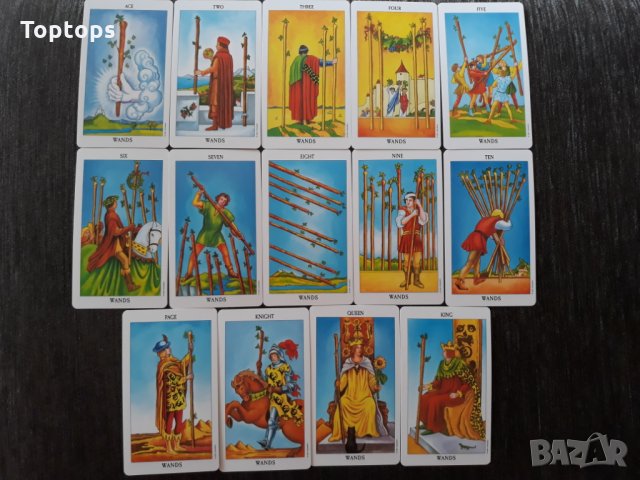 Таро 7х12см: Radiant Rider Waite Tarot & Universal Waite & Borderless Smit Waite, снимка 6 - Други ценни предмети - 32058898