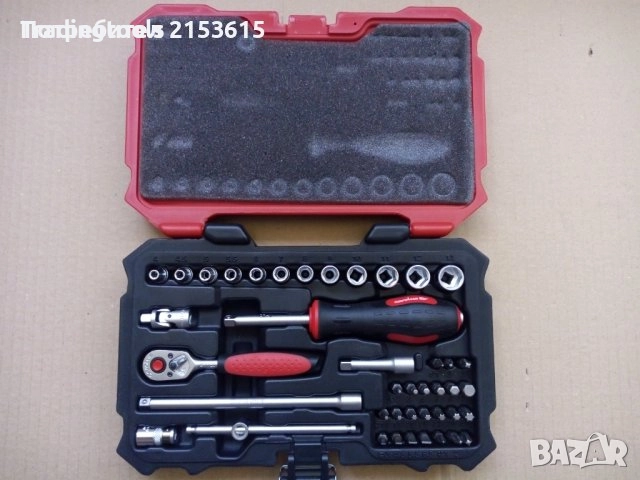 carolus gedore гедоре 1/4 43 части камъни вложки битове комплект, снимка 2 - Гедорета - 52864815