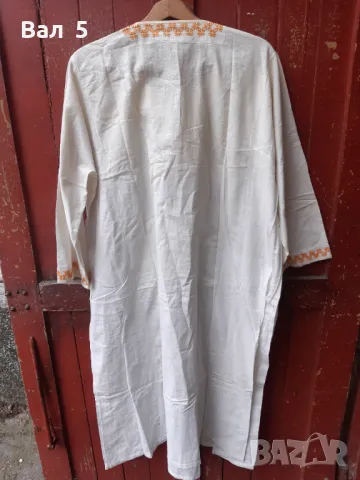 Автентична дълга кенарена риза с бродерия . Носия, снимка 6 - Антикварни и старинни предмети - 49560904