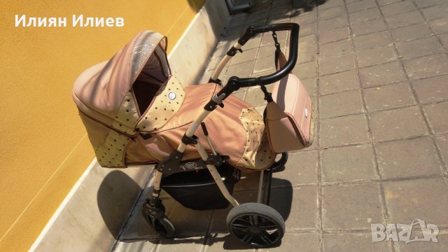 Комбинирана детска количка Sojan 2 в 1 Poland Avansis бежова, снимка 9 - Детски колички - 29004241