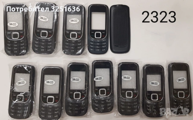 Панел за Nokia 1800, 130, 1600, 2323, 220, 230, 112, 113, 206, 110, 202,515,105,206,C1-01,6280,6288, снимка 4 - Резервни части за телефони - 51845584
