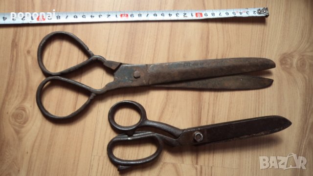 Стара шивашка ножица, снимка 5 - Антикварни и старинни предмети - 26396378