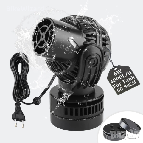 Aquarium Flow Pump Wavemaker 4000L H 6W Циркулационна помпа за аквариум НОВА, снимка 1 - Оборудване за аквариуми - 44847814