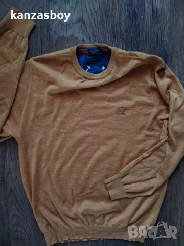 paul and shark supermelange cool touch - страхотен мъжки пуловер Л КАТО НОВ, снимка 8 - Пуловери - 52818580