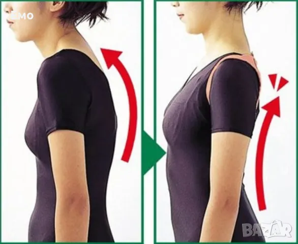 Колан за изправяне на раменете и гръбнака, снимка 3 - Корсети, колани и коректори - 48743425