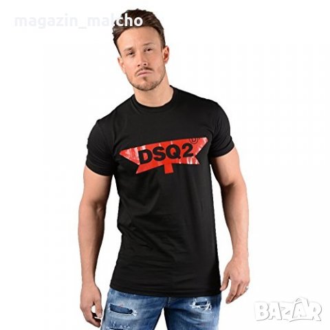 МЪЖКА ТЕНИСКА – DSQUARED; размери: S, M, L, XL и 2XL, снимка 1 - Блузи - 27143702