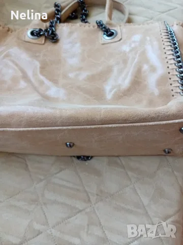 Продавам италианска дамска чанта естествена кожа, снимка 6 - Чанти - 50274699