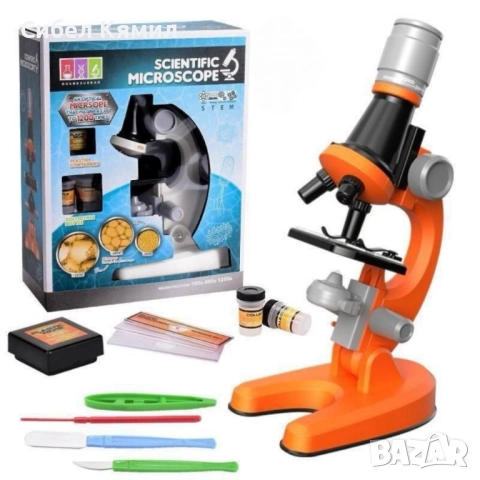 Детски научен микроскоп Scientific Microscope 1200x, снимка 2 - Други - 52240191