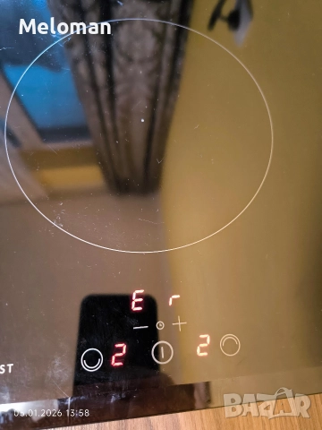 Продавам неработещ индукционен плот Gorenje IT332CSC 3650 W, снимка 2 - Печки, фурни - 52992075