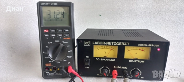 Лабораторно захранване RPS 330, снимка 2 - Друга електроника - 52837282