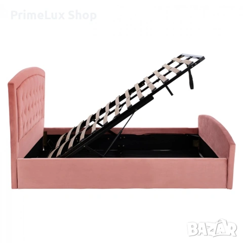 Спалня Оделия 160х200 см - розова, снимка 5 - Спални и легла - 53093489