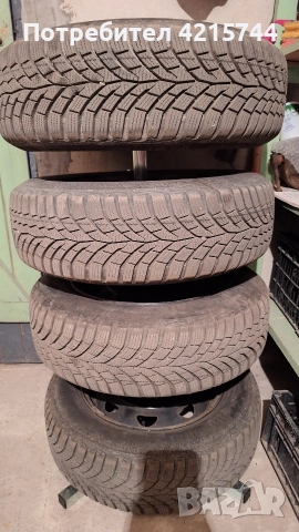 Зимни гуми Continental с метални джанги 80лв.брой, снимка 4 - Гуми и джанти - 52869286