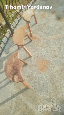 Трикрако столче -3 броя., снимка 14 - Антикварни и старинни предмети - 51500179