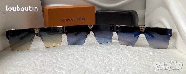 -22 % разпродажба Louis Vuitton 2023 висок клас дамски слънчеви очила маска Мъжки Унисекс, снимка 14 - Слънчеви и диоптрични очила - 38999588