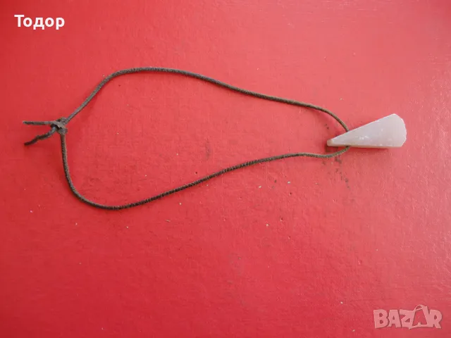 Колие гердан от кожа и естествен камък , снимка 5 - Колиета, медальони, синджири - 49613951