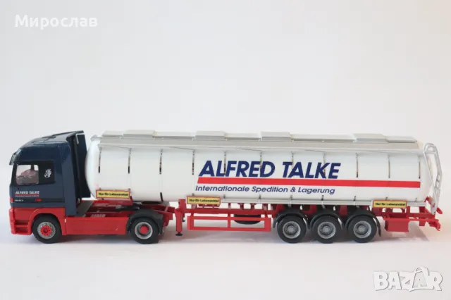 HERPA H0 1/87 MERCEDES ACTROS ЦИСТЕРНА МОДЕЛ КОЛИЧКА КАМИОН