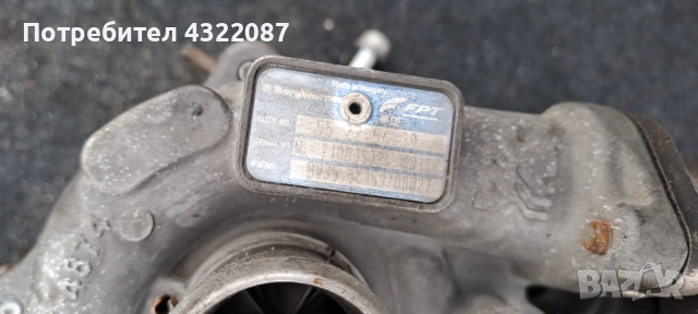 Турбо от Опел Мерива Opel Meriva CDTI 1.3 95 к. с, снимка 2 - Части - 53051352