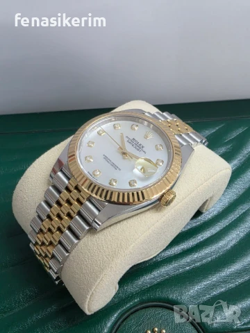Rolex Datejust 41mm Gold & Steel Diamonds dial Пълен Комплект + Гаранция!, снимка 1