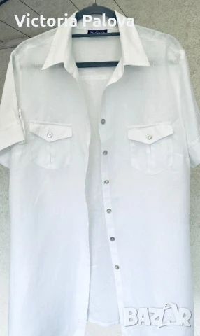 Ленена риза-туника YOUR SIXTH SENSE , снимка 2 - Туники - 50716302