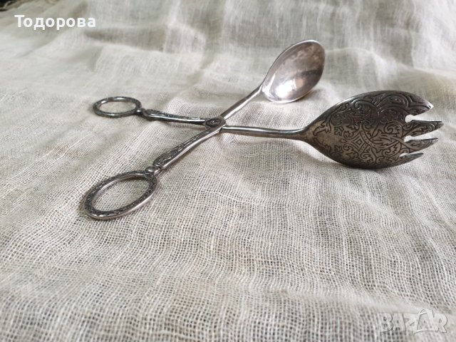 Метална щипка за сервиране, снимка 4 - Прибори за хранене, готвене и сервиране - 43998619