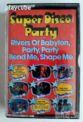Super Disco Party (1978) - Boney M, Eruption, Gilla - Аудио Касета, снимка 1 - Аудио касети - 44873939