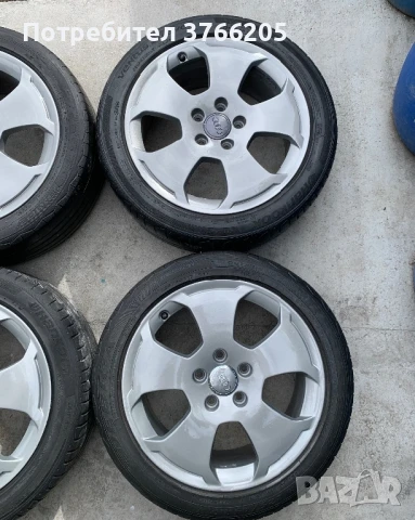 17ки джанти с летни гуми 5х112, снимка 4 - Гуми и джанти - 50363019