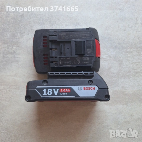 Зарядно устройство Bosch AL-1820CV + 2бр. Батерии GBA18-2Ah, снимка 5 - Винтоверти - 53114022