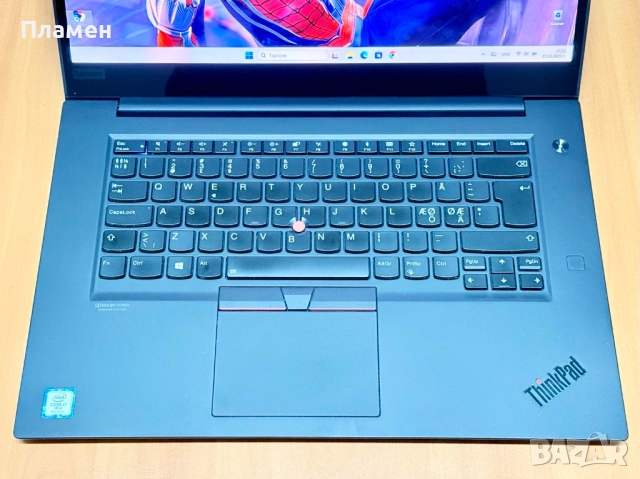 15.6" 4K OLED Touch/i7-9850H/16GB DDR4/256GB SSD/Lenovo X1 Extreme 2, снимка 3 - Лаптопи за работа - 52886252