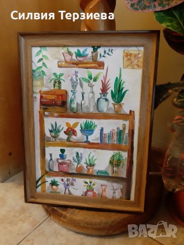 Картина "Полицата", снимка 3 - Картини - 43896272