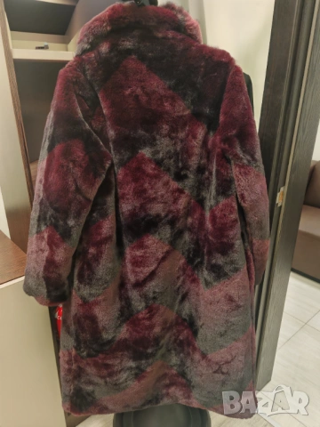 Ново палто Karen Millen, S/M/38 размер, бордо, снимка 6 - Палта, манта - 53175170