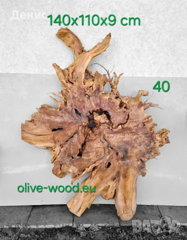 Дървен материал от маслина (янове) и шайби, снимка 3 - Маси - 28068569