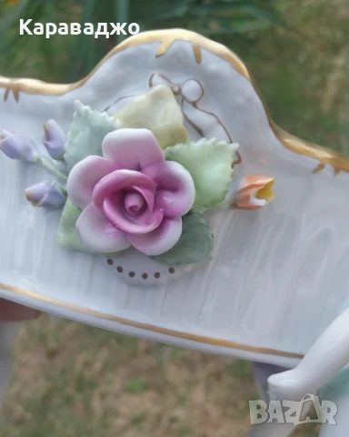 Порцеланова Фруктиера/Бонбониера, снимка 10 - Декорация за дома - 51153234