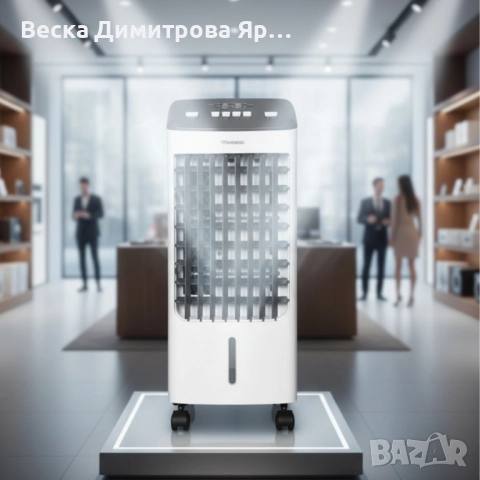 ЛИКВИДАЦИЯ WINDENO 2-в-1 Въздушен охладител и овлажнител – 23 x 22 x 52 cm , снимка 3 - Вентилатори - 52052776