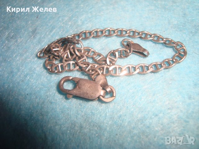 СТАРА СРЕБЪРНА ГРИВНА СРЕБРО 925 РЯДКА РЕТРО ВИНТИДЖ ПЛЕТКА ГЕРМАНИЯ МАЙСТОРСКО БИЖУ 24930, снимка 7 - Гривни - 34634773