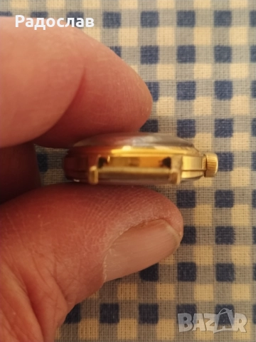 механичен часовник Слава позлата Au25+, снимка 5 - Дамски - 51956235