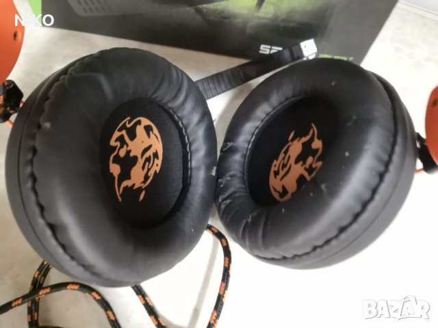 Продавам, Уникални,AFX Firestorm H01 Gaming Headset - Black & Orange, снимка 3 - Слушалки и портативни колонки - 35633152