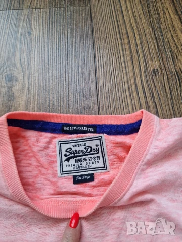 Страхотна мъжка тениска SUPERDRY размер L, снимка 5 - Тениски - 50693136