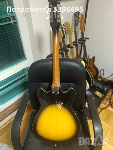 Китари Teisco semi hollow vintage 60s и custom китара., снимка 3 - Китари - 52541002