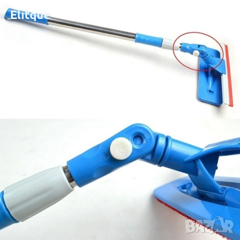 Микрофибърна стъклочистачка моп BLC MOP с телескопична дръжка, снимка 9 - Други инструменти - 53430479