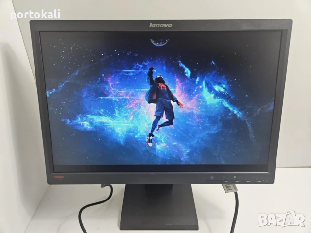 +Гаранция! Монитор Lenovo L2250P 22" инча + кабели, снимка 4 - Монитори - 50986240