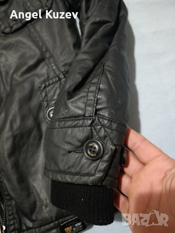 Стилно мъжко яке Khujo (Милитари стил) – Размер S, Като ново!, снимка 13 - Якета - 53539973