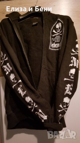 оригинален суичер худи с цип Behemoth модел Amen hoodie, снимка 3 - Суичъри - 35114510