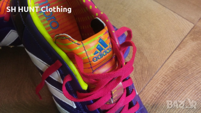 Adidas Adipure 11Pro AG Purple/White Размер EUR 42 / UK 8 бутонки естествена кожа 32-14-S, снимка 16 - Футбол - 52228568
