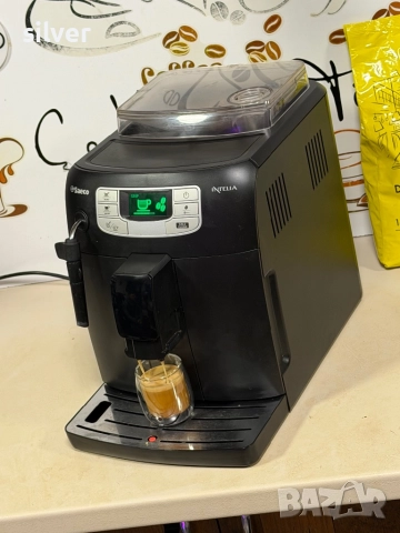 Кафемашина кафе автомат Saeco intelia с гаранция, снимка 6 - Кафемашини - 52183297