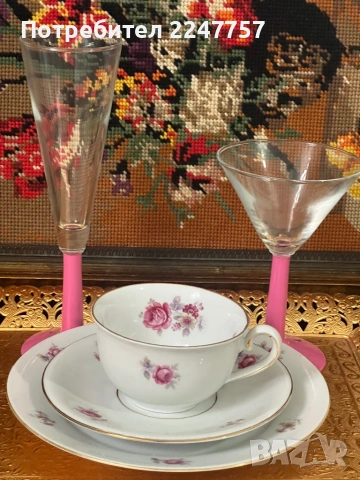 Троен сет порцелан с чаши Leonardo , снимка 7 - Антикварни и старинни предмети - 53032061