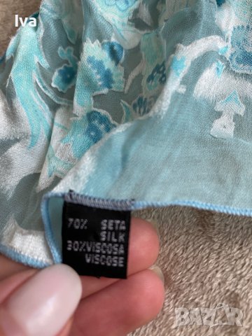 3 различни десена шал от коприна, снимка 2 - Шалове - 38425468