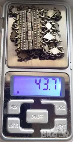 ПРОДАВАМ СТАРА РЯДКА СРЕБЪРНА ВЪЗРОЖДЕНСКА ГРИВНА ЗА НАКИТ , снимка 5 - Антикварни и старинни предмети - 52734867