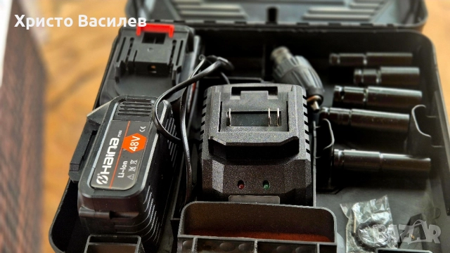 Гайковерт винтоверт 2 батерии, снимка 2 - Винтоверти - 51480271