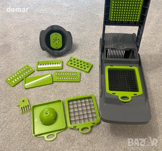 VZOXL 15 в 1 чопър за зеленчуци с нов дизайн, многофункционален чопър, снимка 10 - Други - 43426095