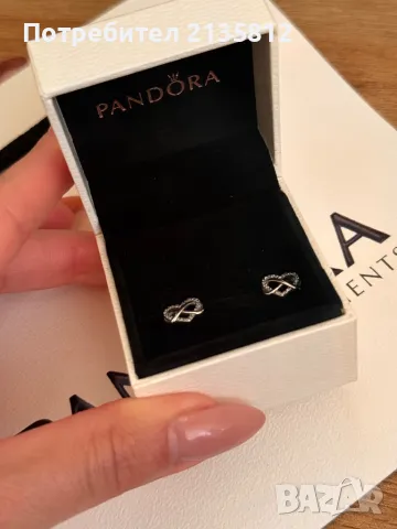 Пандора обеци Pandora , снимка 2 - Обеци - 50424546